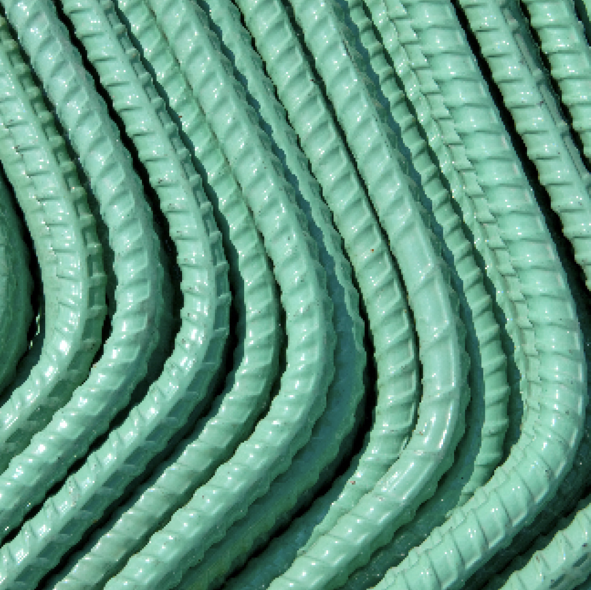 Epoxy coated reinforcement steel rebar