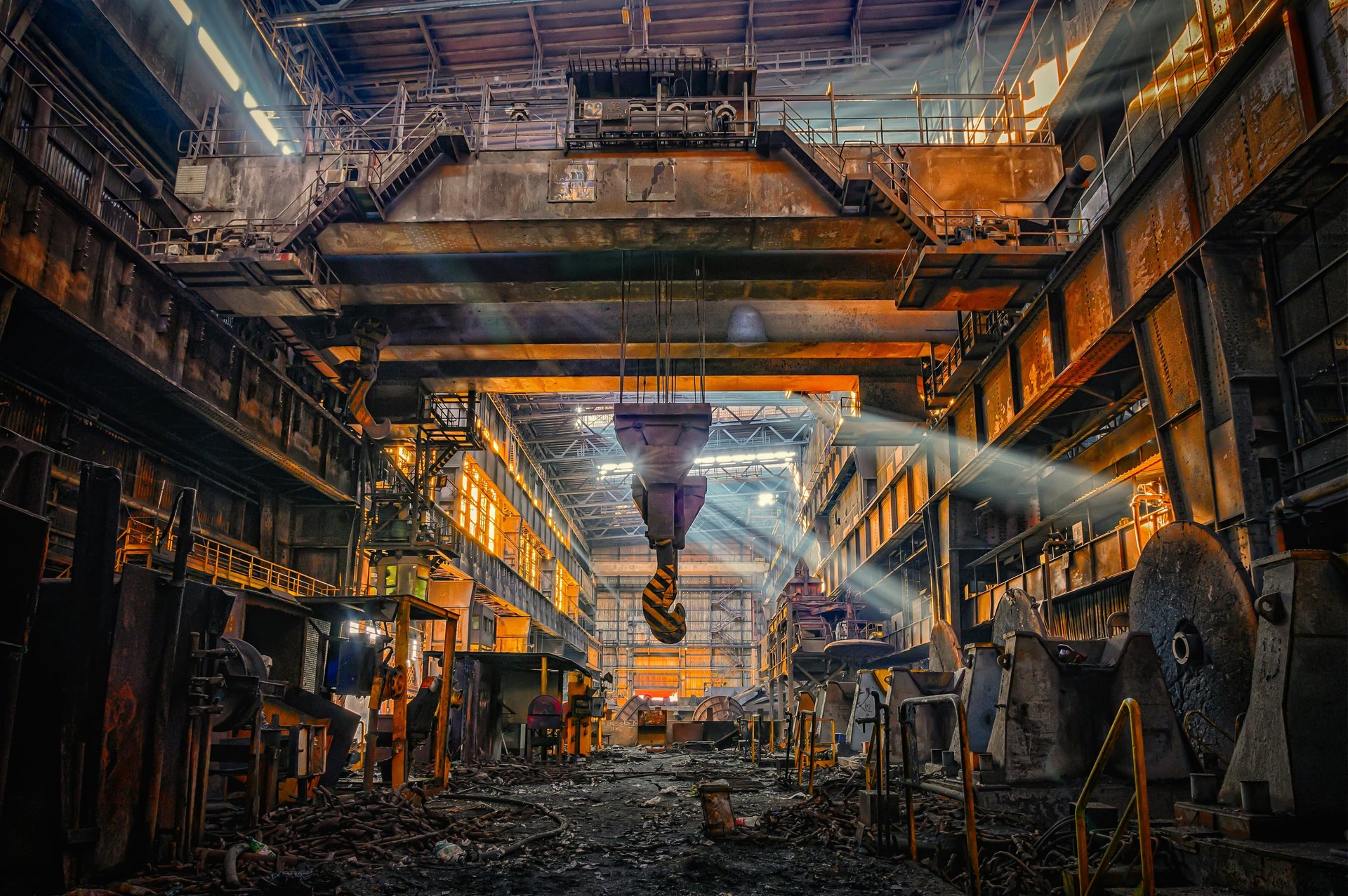 Steel manufacturing mill producing reinforcing steel